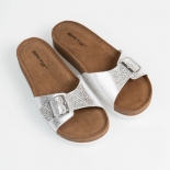 Batz IBIZA silver papucs
