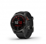 Garmin fenix 7S Solar szrke fekete szilikon szjjal