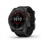 Garmin fenix 7X Solar fekete fekete szilikon szjjal